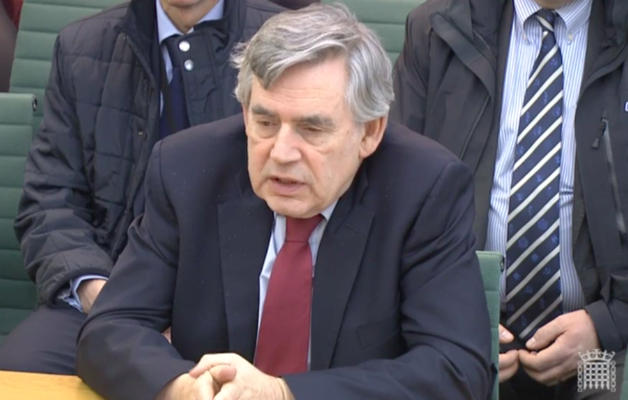 Gordon Brown Gives Evidence To Uk Parliament Committee On Df Ids Work On Education
