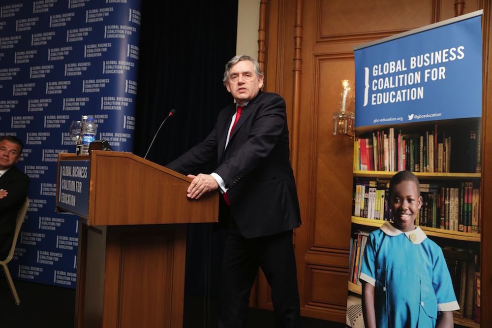 Gordon Brown Adresses Gbc Education Event In Washington Dc