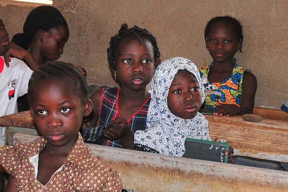 Burkina Faso Children At Wayalghin Primary School In Ouagadougou