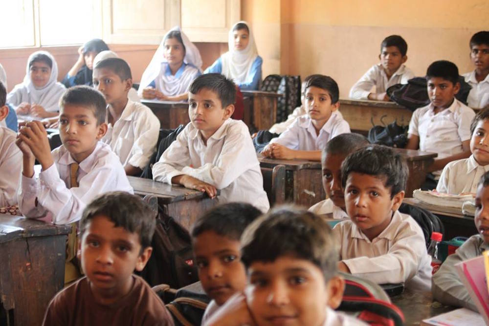 Children At School In Sindh Province Of Pakistan
