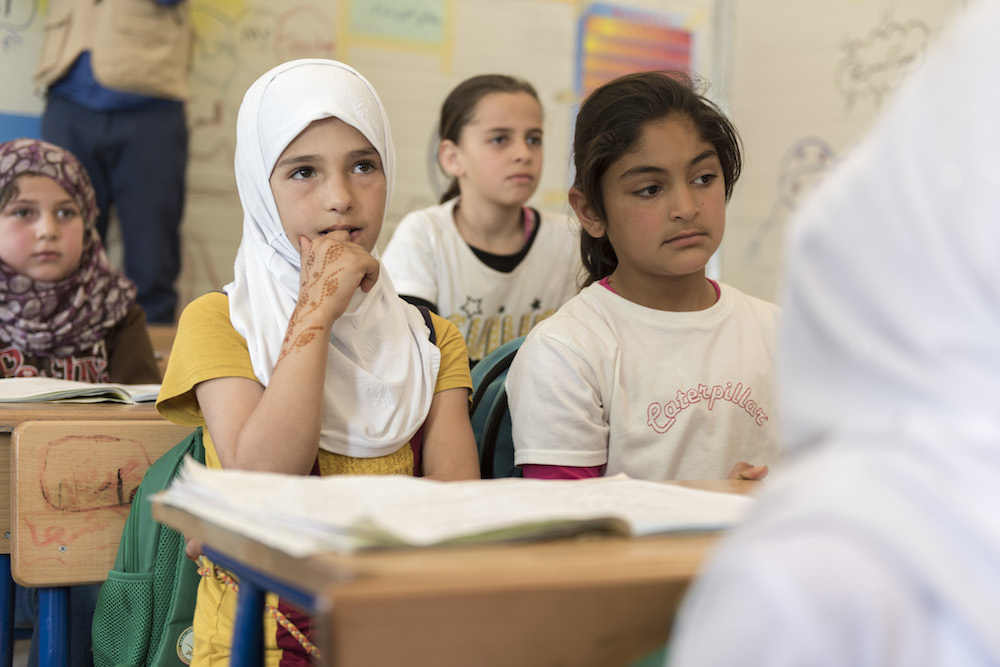 Girls Education Report 1 Syrian Refugee Children At Zaatari Refugee Camp In Jordan