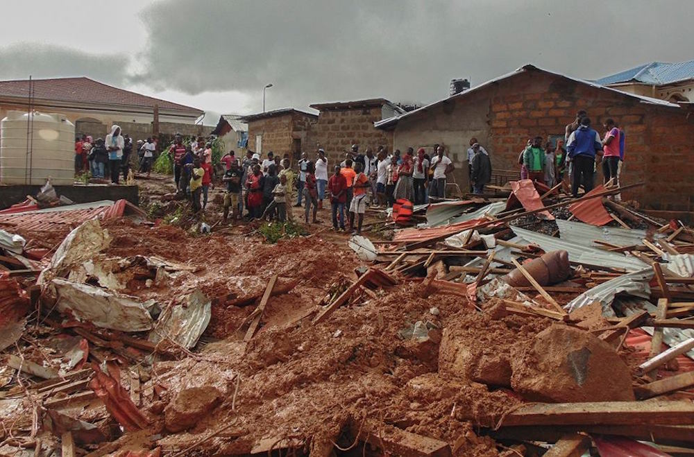 Sierra Leone Mudslide That Hit Regent Near Freetown