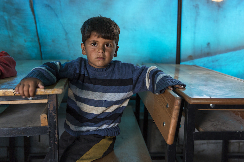 Syrian Children At School In Turkish Refugee Camp Founded By Tamer Altaiar 5