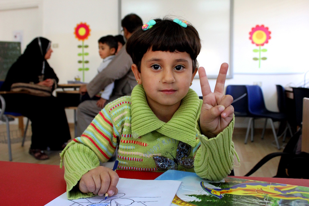 Syrian Refugee At Caritas Jordan School Project