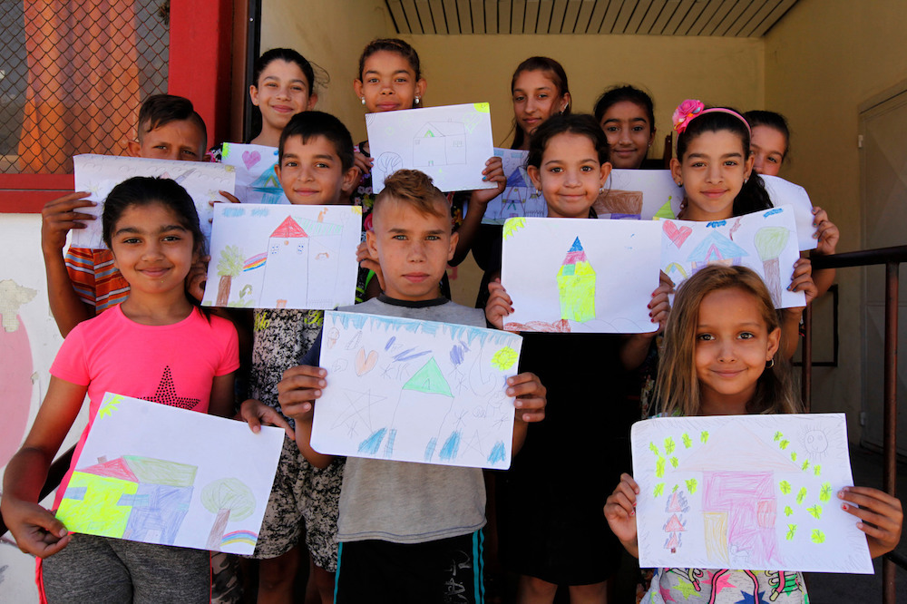 Bulgarian Roma Children At Child Centre Supported By Unicef