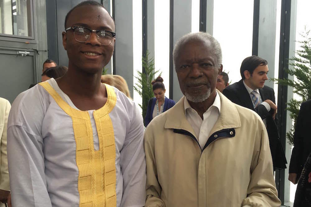 Gya Ousman Ba With Koffi Anan