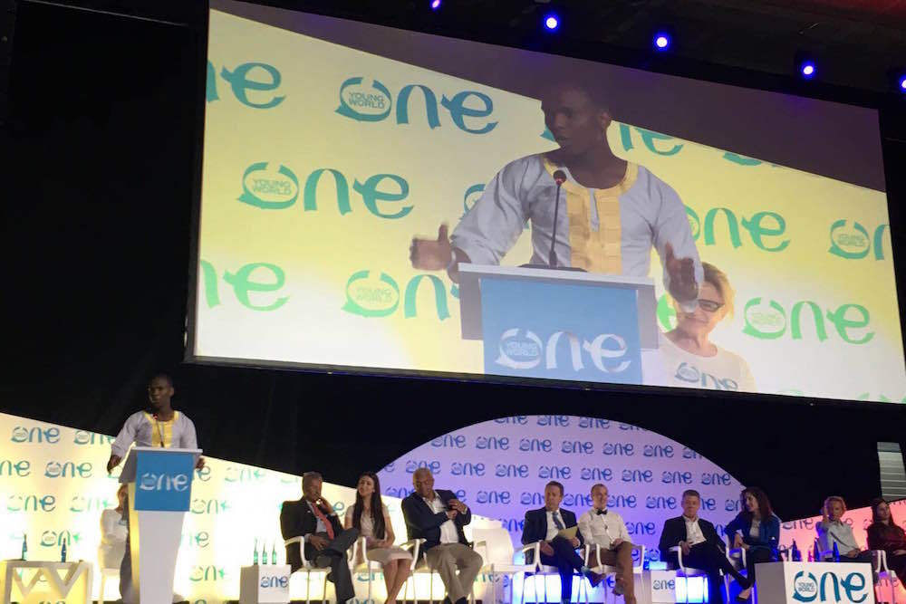 Gya Ousmane Ba Speaks At The One Young World Summit 2017