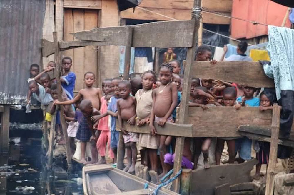 The Makoko Dream School is a school on water for children in urban slum"