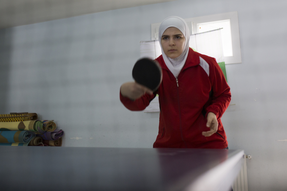 Syrian Refugee Tasneem Aged 16 Played Table Tennis For Syria And Now Plays For Hatay Province In Turkey