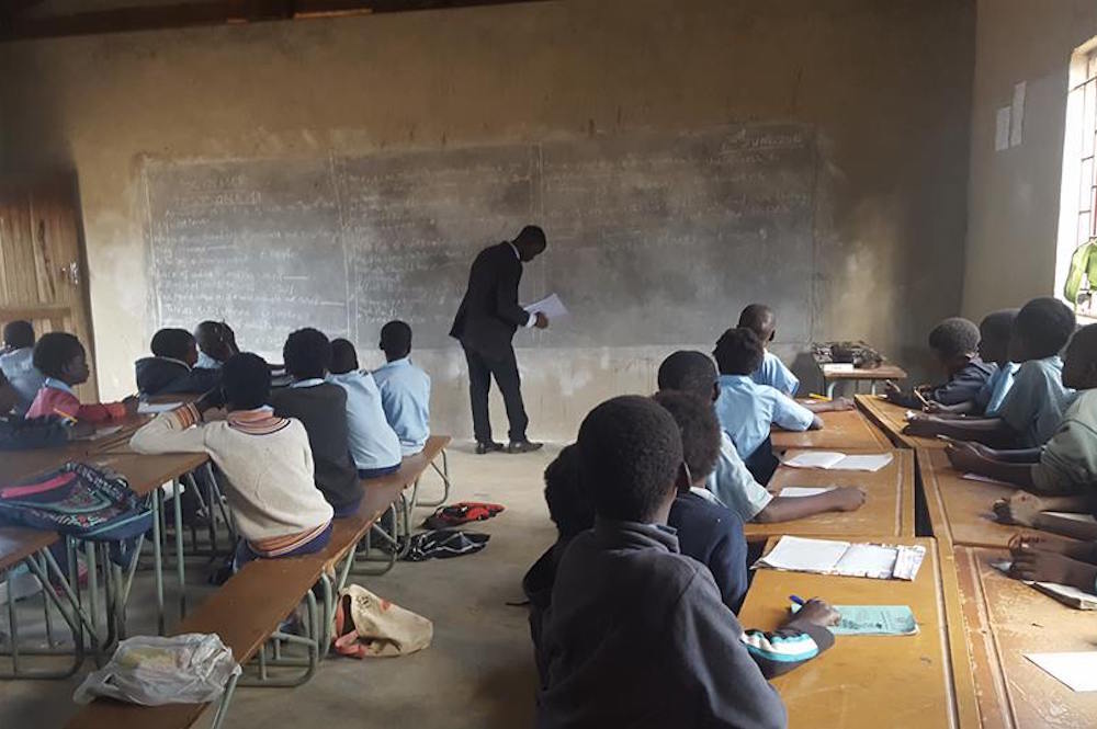 A Trainee Teacher In The Dapp Zambia Programme