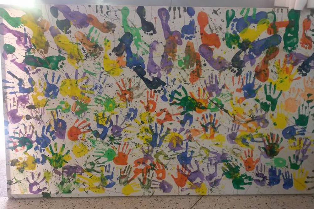 Uganda Event For Children With Disabilities Hand Prints