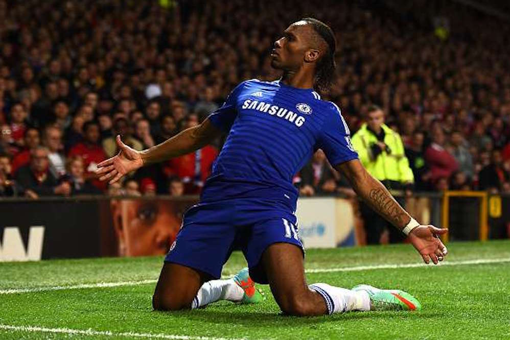 Didier Drogba Playing For Chelsea