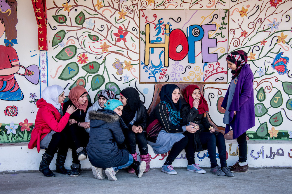 Girls At Refuge School In Lebanon Built By Malala Fund