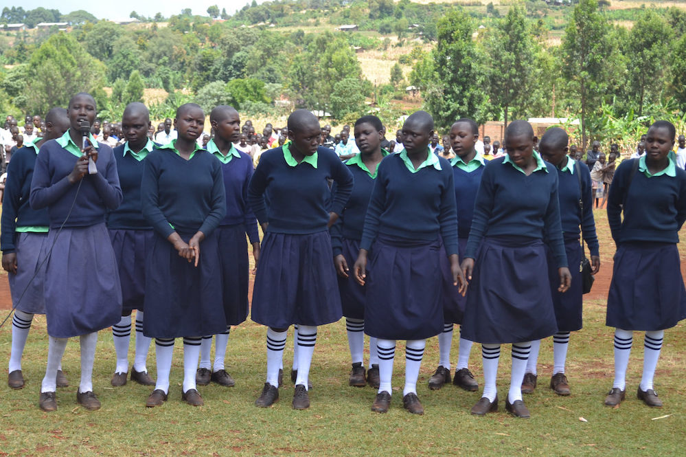 Uganda Schoolgirls Protesting Against Fgm