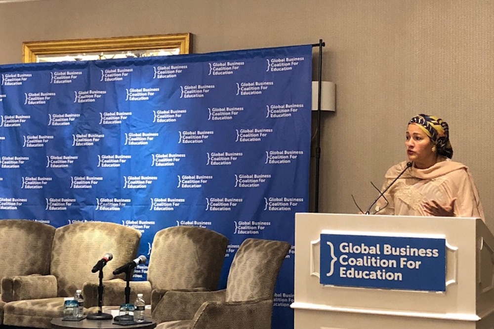 Amina Mohammed Speaks At Gbc Education Event In Washington