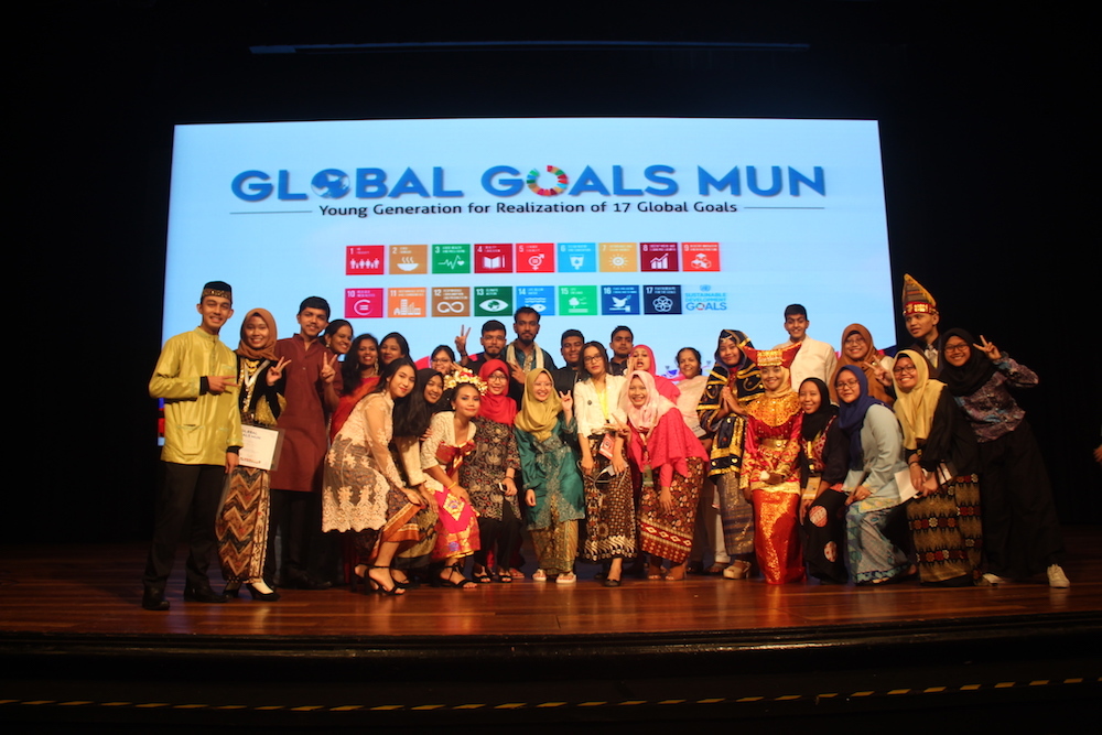 Delegates To The Global Goals Model United Nations Conference In Malaysia