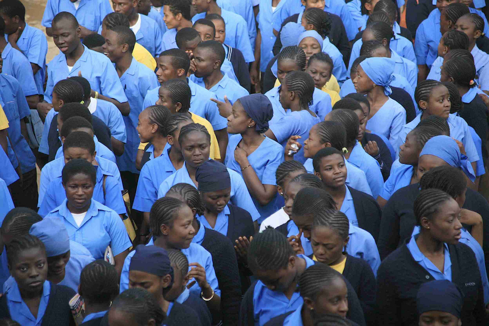 Cameroon Students At High School In Bamenda Northwest Region