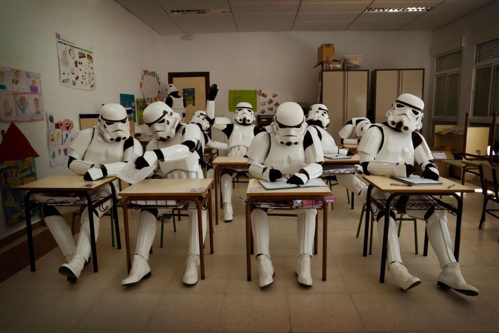 Stormtroopers At School