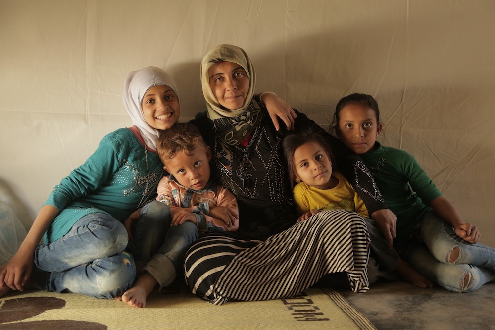 Syrian Refugee Family Lebanon Camps Pic