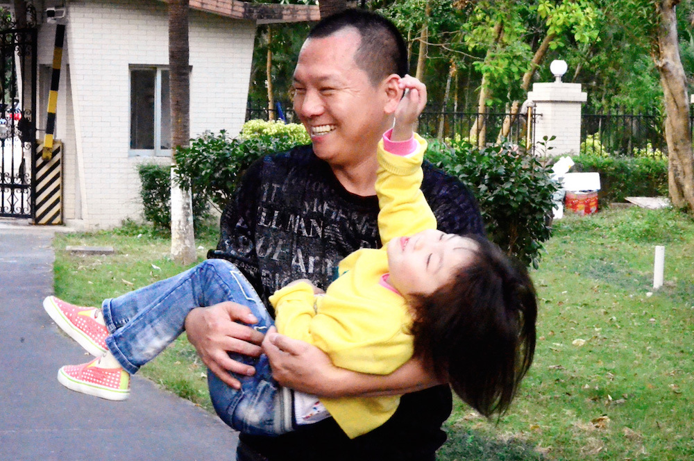 Yuli From China With Adoptive Father Through One Sky Programme