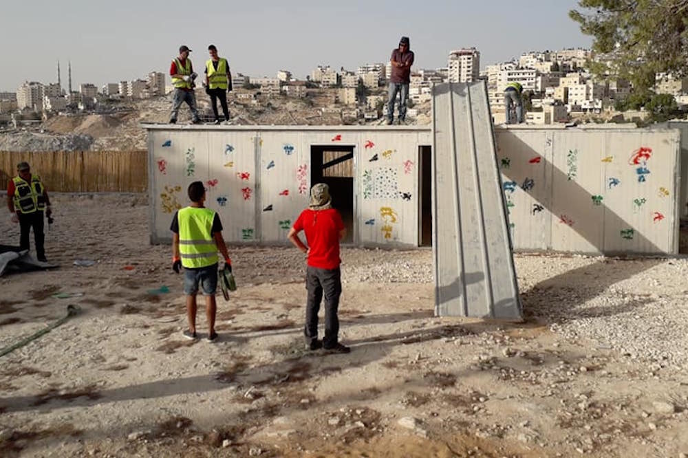 Israeli Authorities Dismantle Kindergarten At Jabal Al Baba