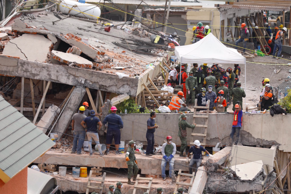 Mexico Earthquake Rebsamen Elementary School