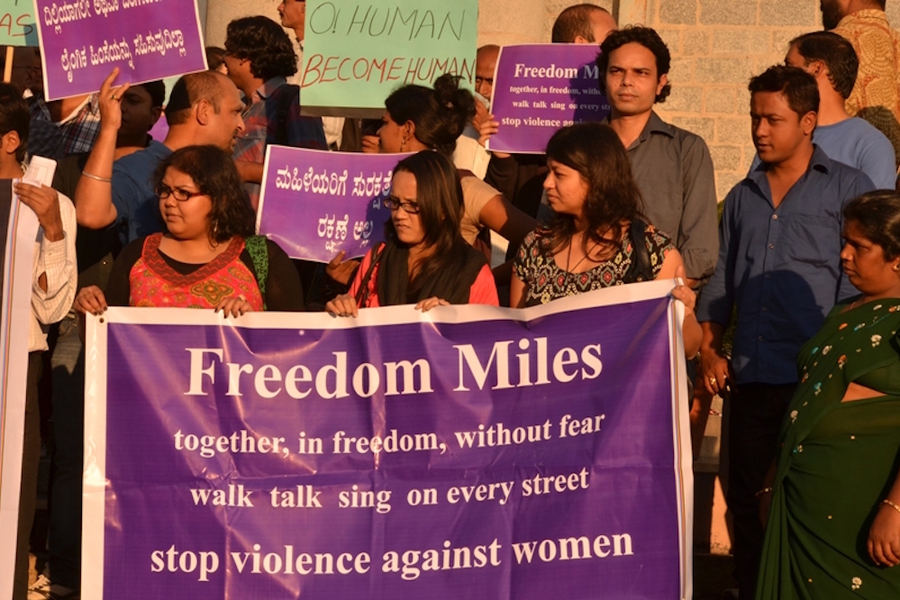 Bangalore Protest Against Delhi Gang Rape