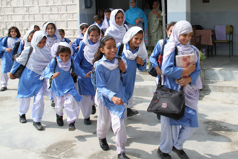 Girls At School In Abbottabad Pakistan