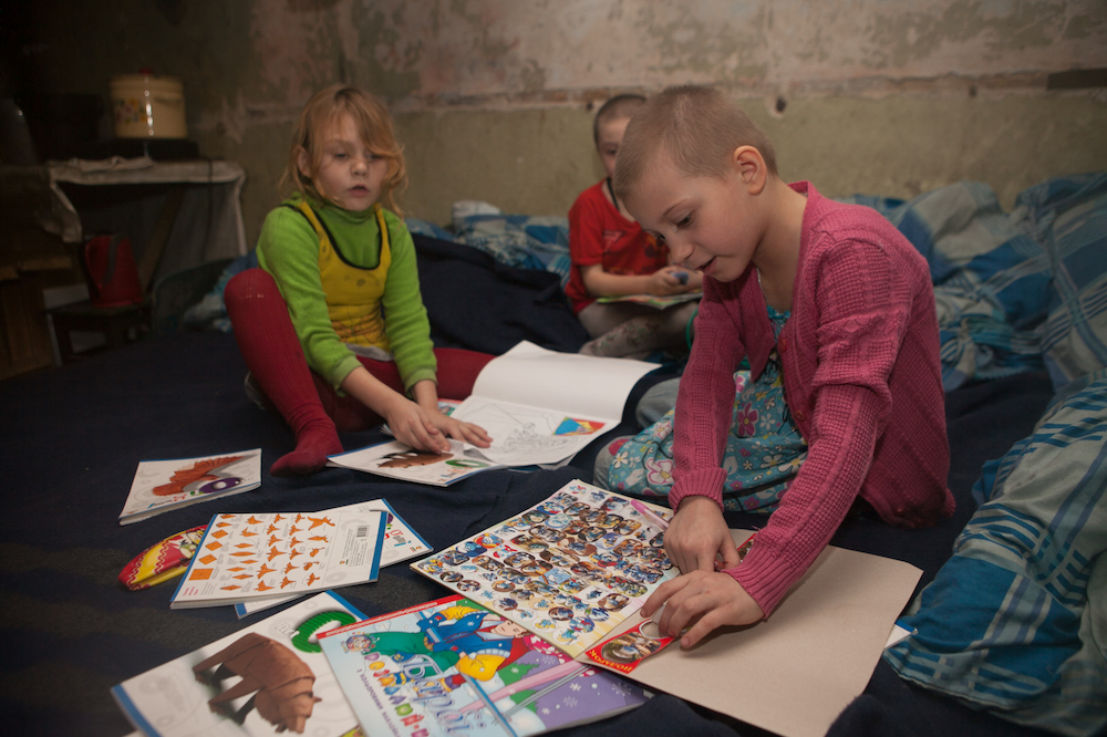 Ukraine School Bombing Shelters 3
