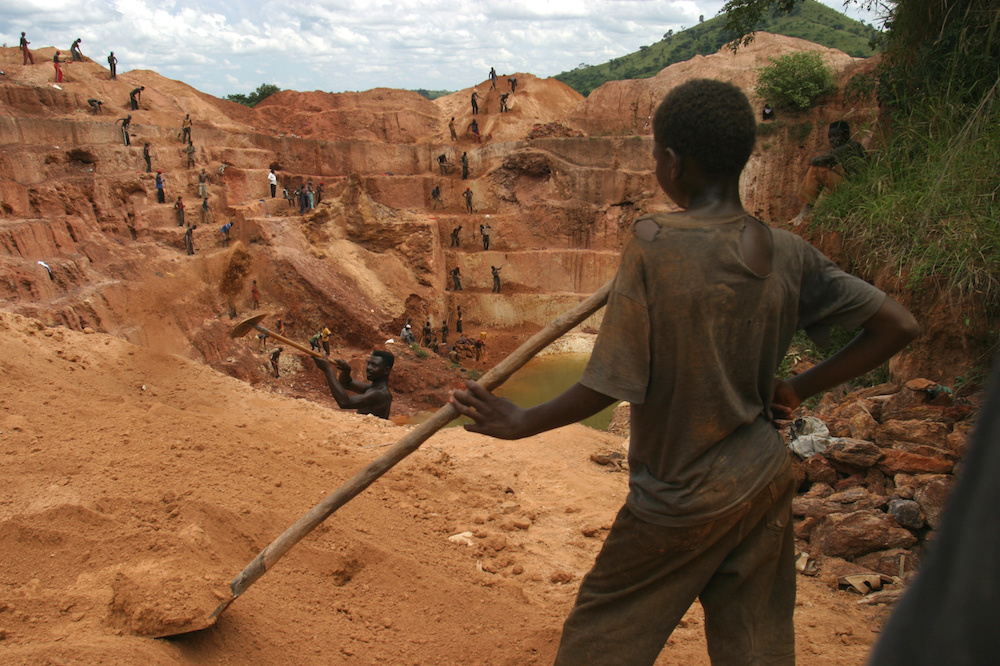 Child labourers as young as six dig for cobalt to power electric cars and  phones