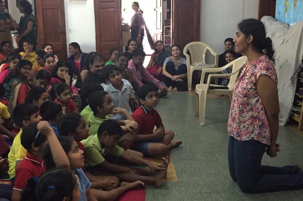 Indian Children At Workshop On Sex Abuse