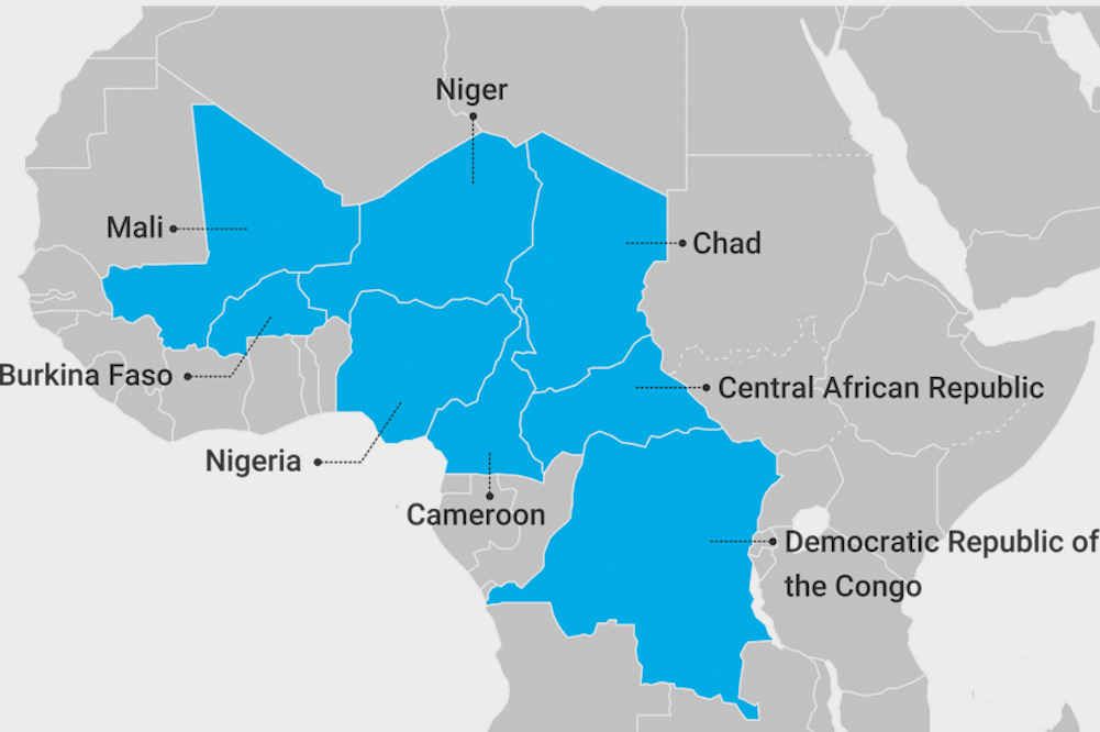 New Unicef Map Of West And Central Africa