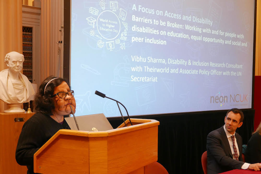 Vibhu Sharma Gives Talk At Edinburgh University