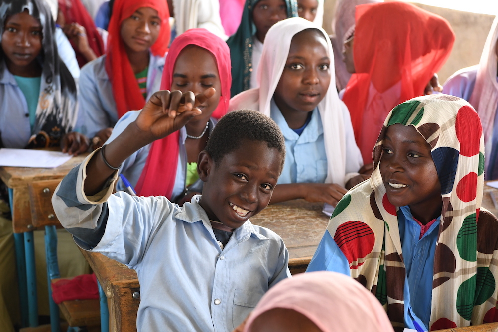 Students At School In Chad