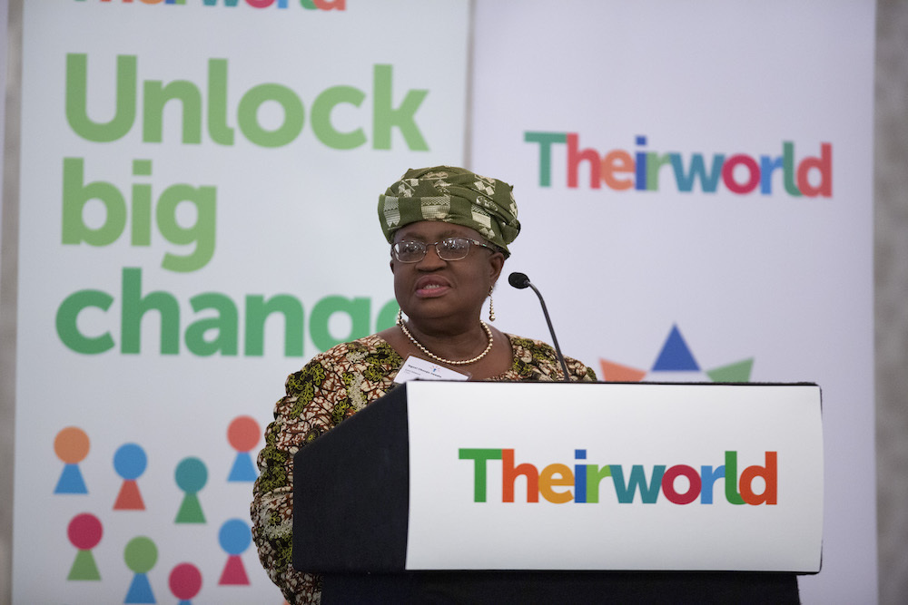 Ngozi Okonjo Iweala Addresses The Theirworld Iwd 2020 Event