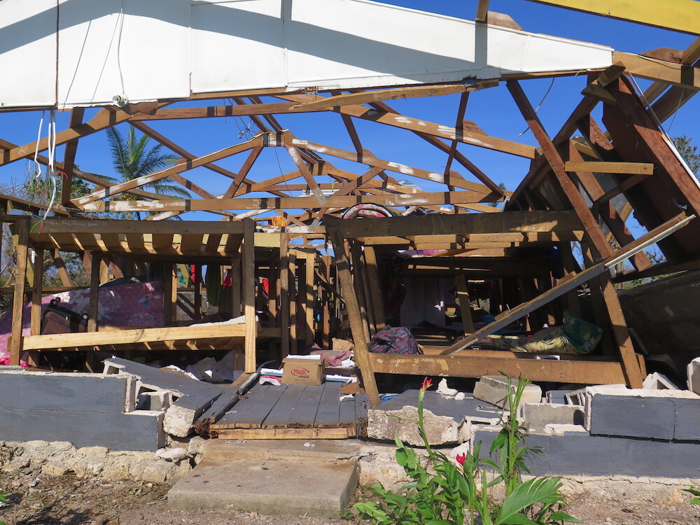 Cyclone Damage To School Dormitory On Vanuatu