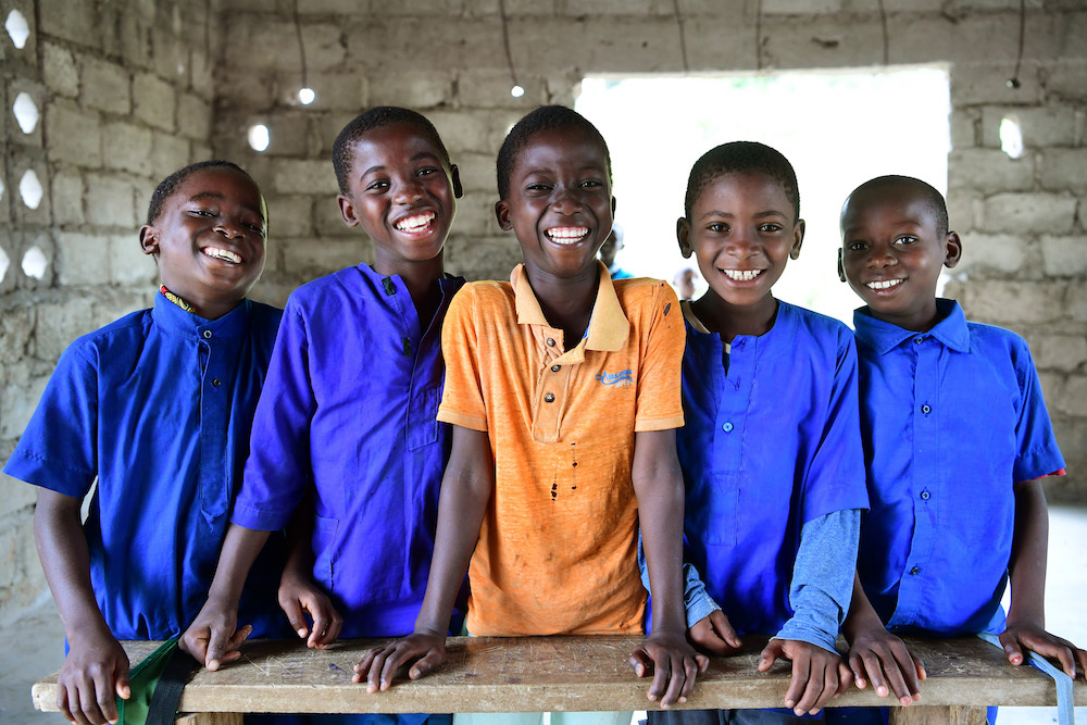 Cote D Ivoire Boys At School