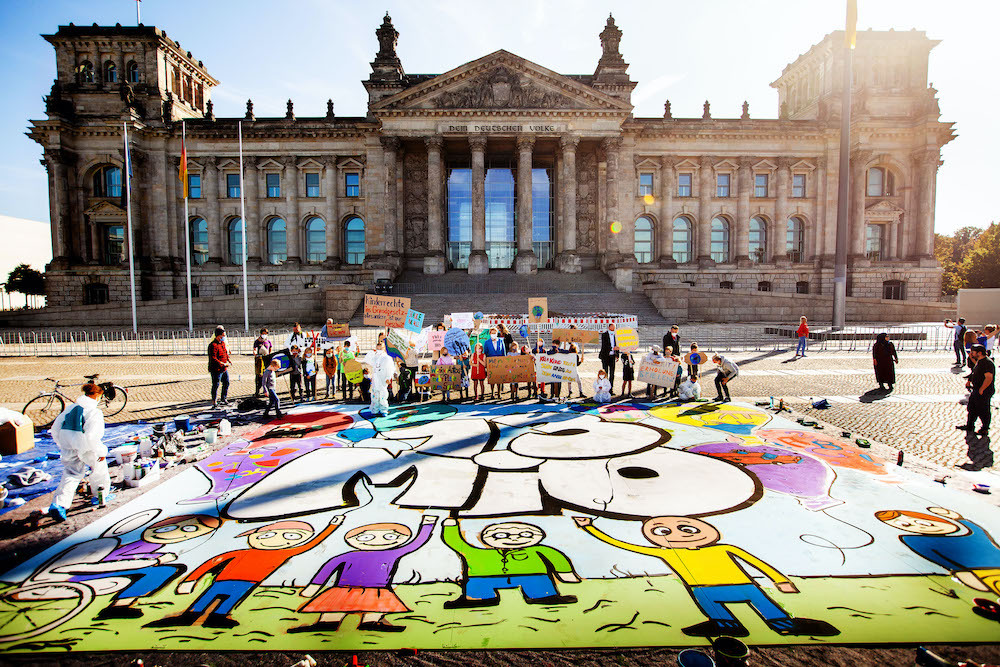 World Childrens Day 2020 Germany Painting