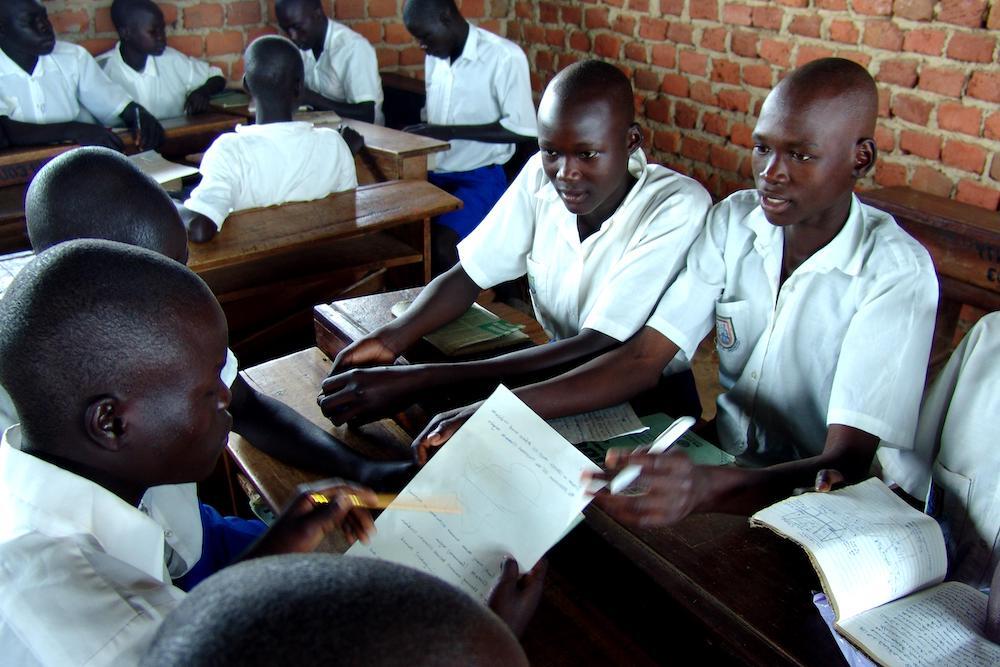 Students At School In Uganda