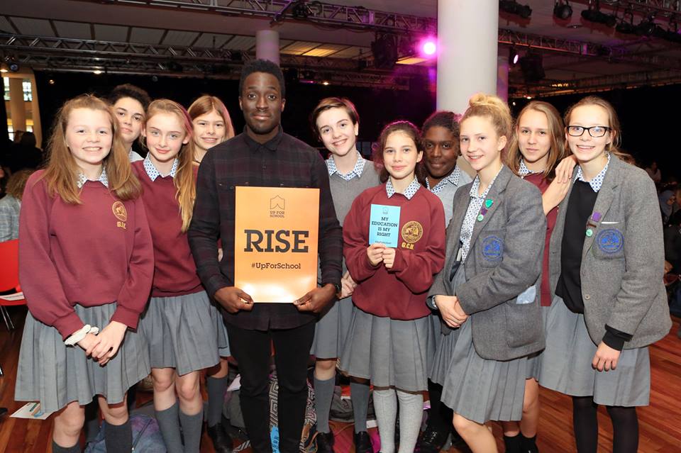 Andy Akinwolere at #UpForSchool London youth rally