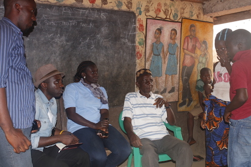 Sierra Leone community chief talks about ebola orphans