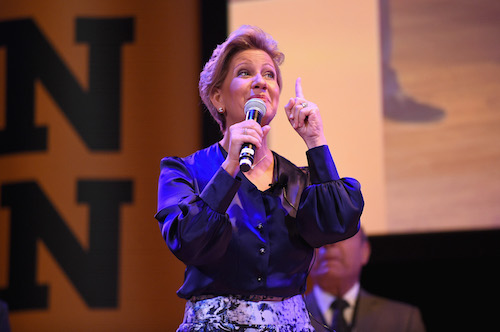 Town Hall First Lady of Panama Lorena Castillo picture by Getty Images for #UpForSchool 