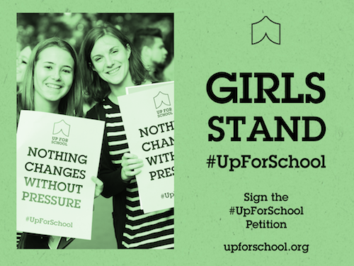 Girls Stand #UpForSchool