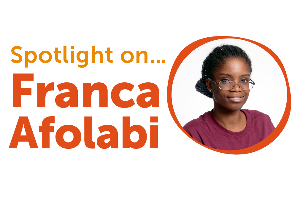 Spotlight on Franca Afolabi graphic