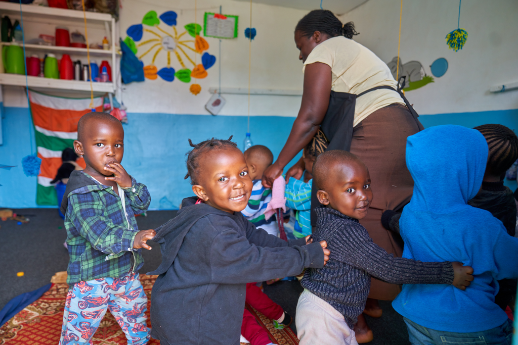 Photography of Zeal Covenant Kindergarten, in Kawangware, Nairobi. The centre an example of an excellent Early Childhood Development Centre in Kenya, run by a Franchisee of Kidogo. Note that at the time of the visit this centre is NOT funded or supported in any way by Theirworld.