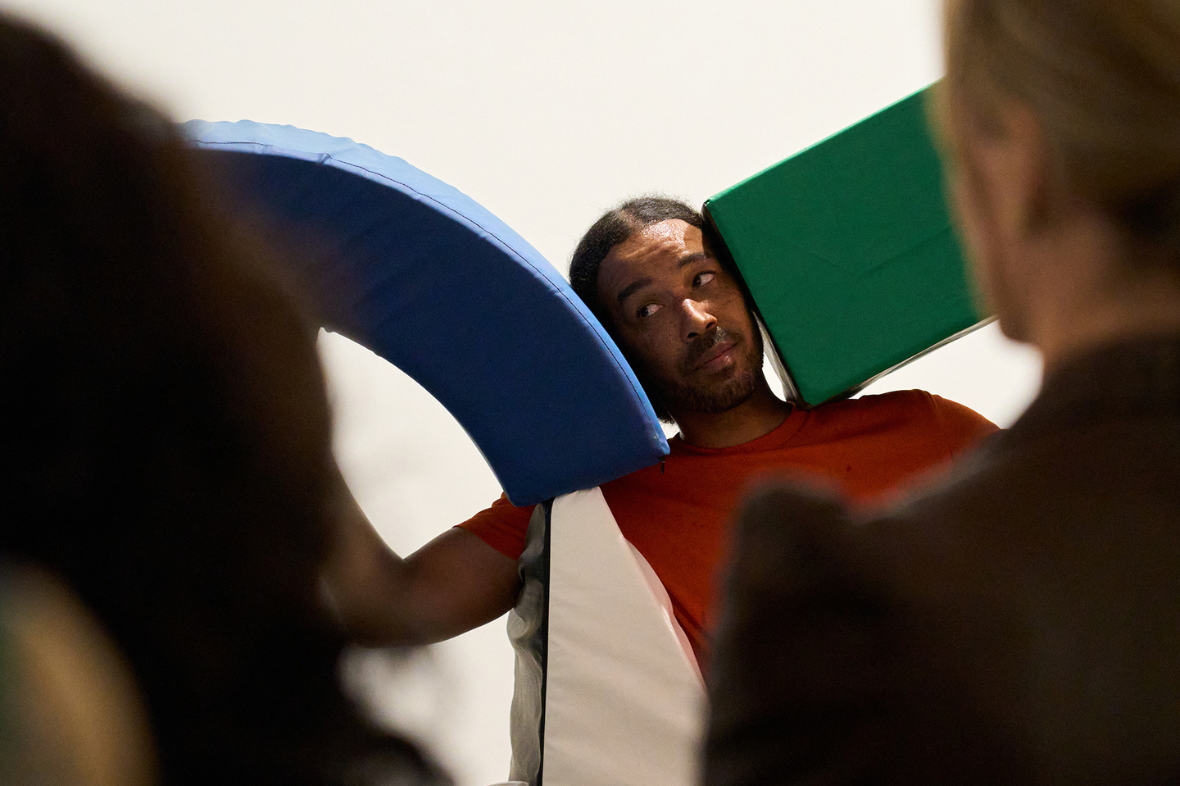 Performance created by Rashaun Mitchell + Silas Riener. Theirworld's launch of Act for Early Years in the US at the Sean Kelly Gallery, New York on 20 September 2023