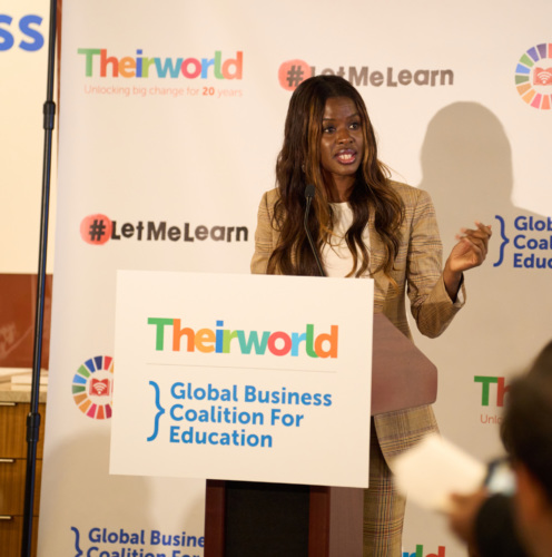 June Sarpong at Theirworld event