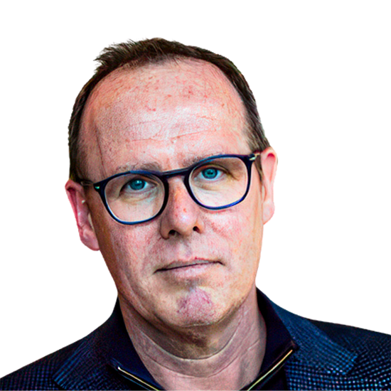Serious portrait of Graeme Pitkethly